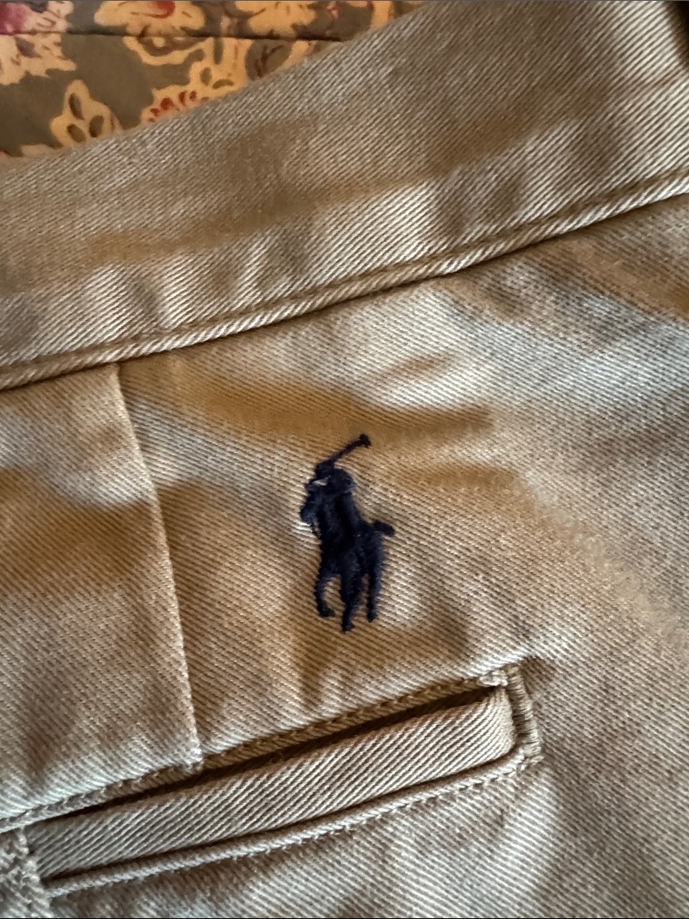 Polo by Ralph Lauren Khaki Men’s Cotton Chinos/38 x 30/EXCELLENT CONDITION! - Picture 2 of 9